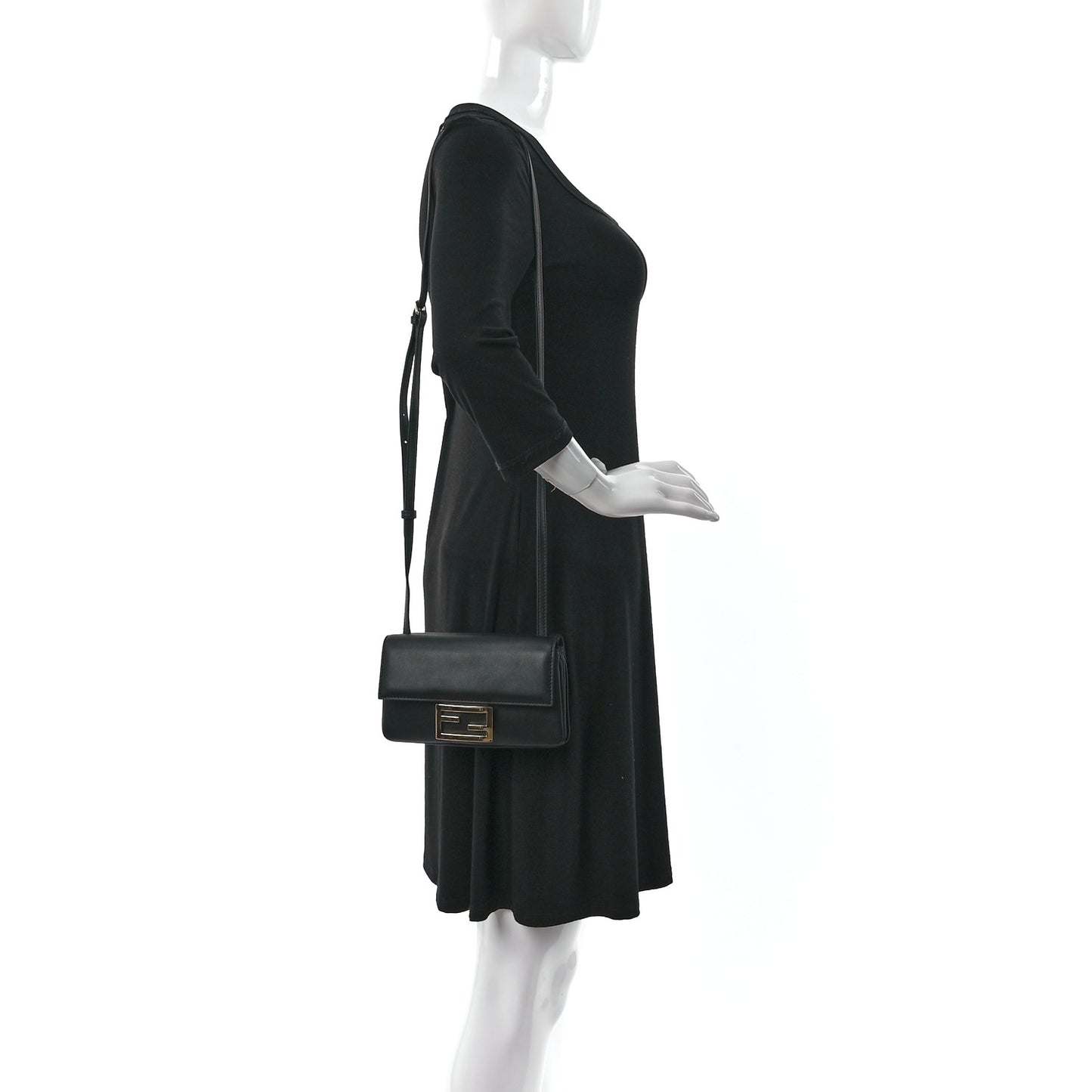 Vitello Grace Matte Duo Baguette Black