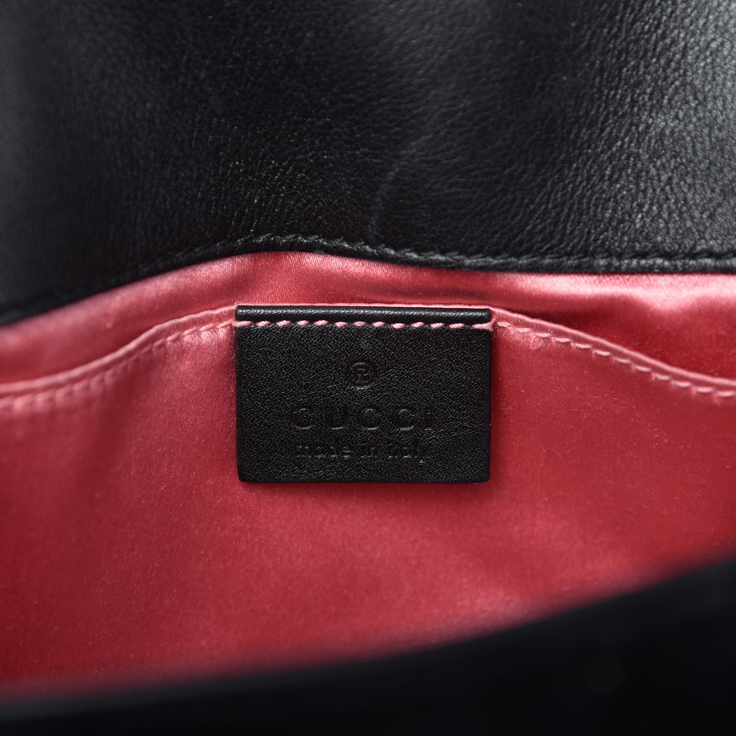 Velvet Matelasse Mini GG Marmont Shoulder Bag Black