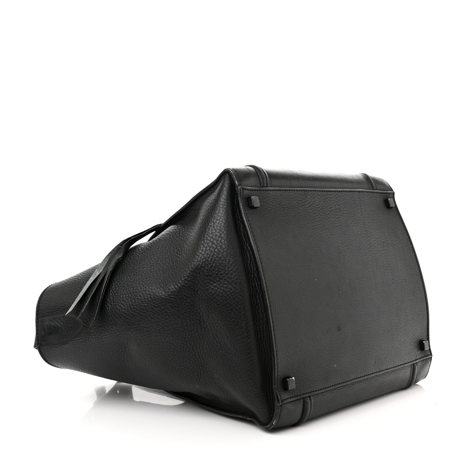 Celine Supple Calfskin Medium Phantom Luggage Black 4 of 22