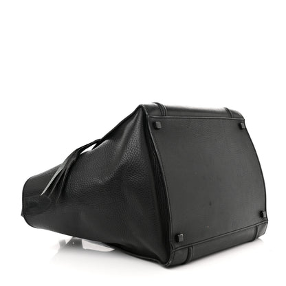 Celine Supple Calfskin Medium Phantom Luggage Black 4 of 22