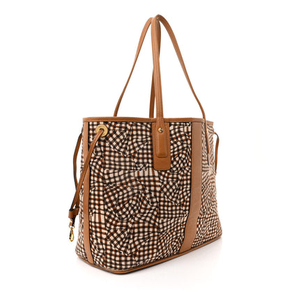 MCM Visetos Medium Liz Reversible Shopper Tote Cognac 5 of 17