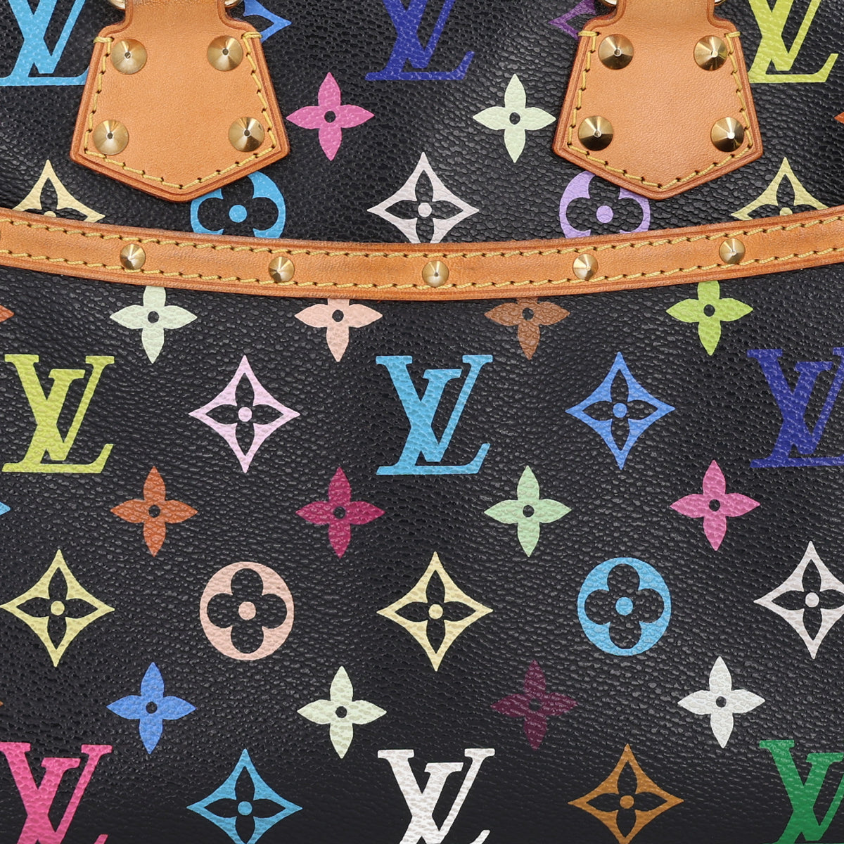 Louis Vuitton Monogram Multicolor Trouville Black 7 of 9