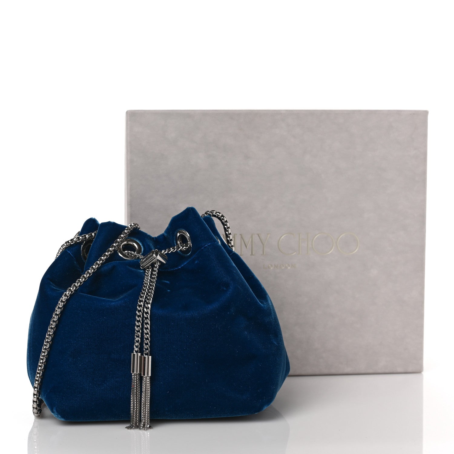 Jimmy Choo Velvet Bon Bon Bag Olympic 10 of 10