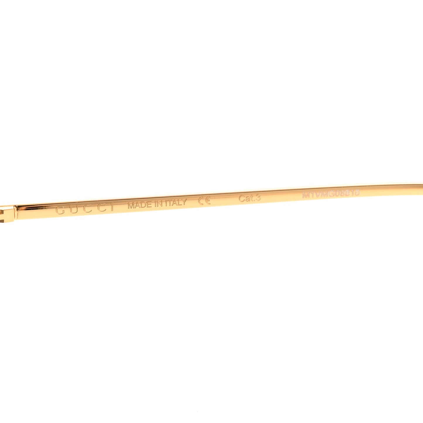 Shield Sunglasses GG0667S Black Gold