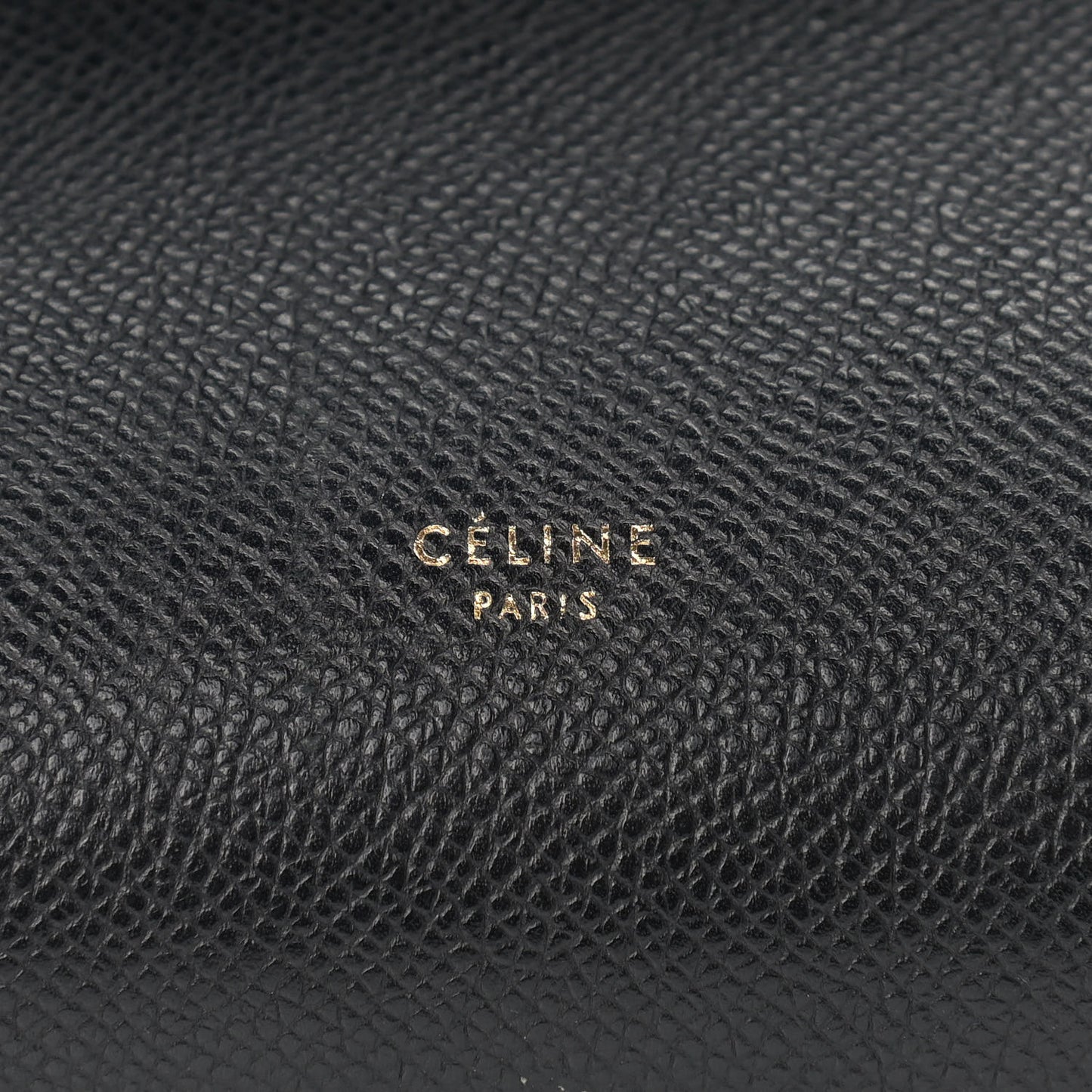 Grained Calfskin Mini Belt Bag Black
