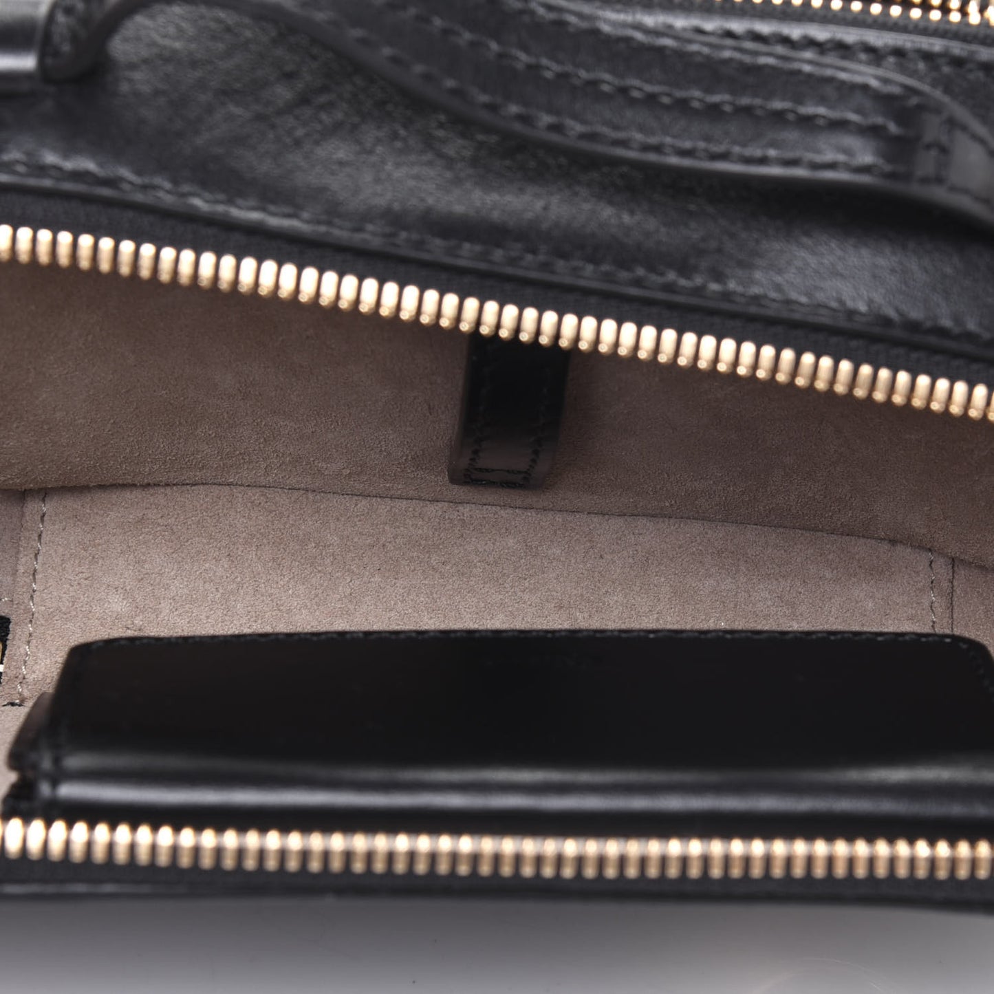Calfskin Mini C Vanity Bag Black