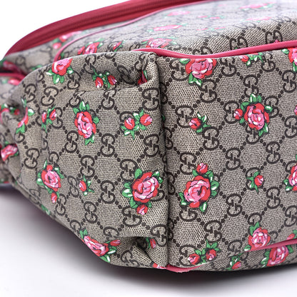 Gucci GG Supreme Monogram Rose Bud Diaper Bag Pink 10 of 15