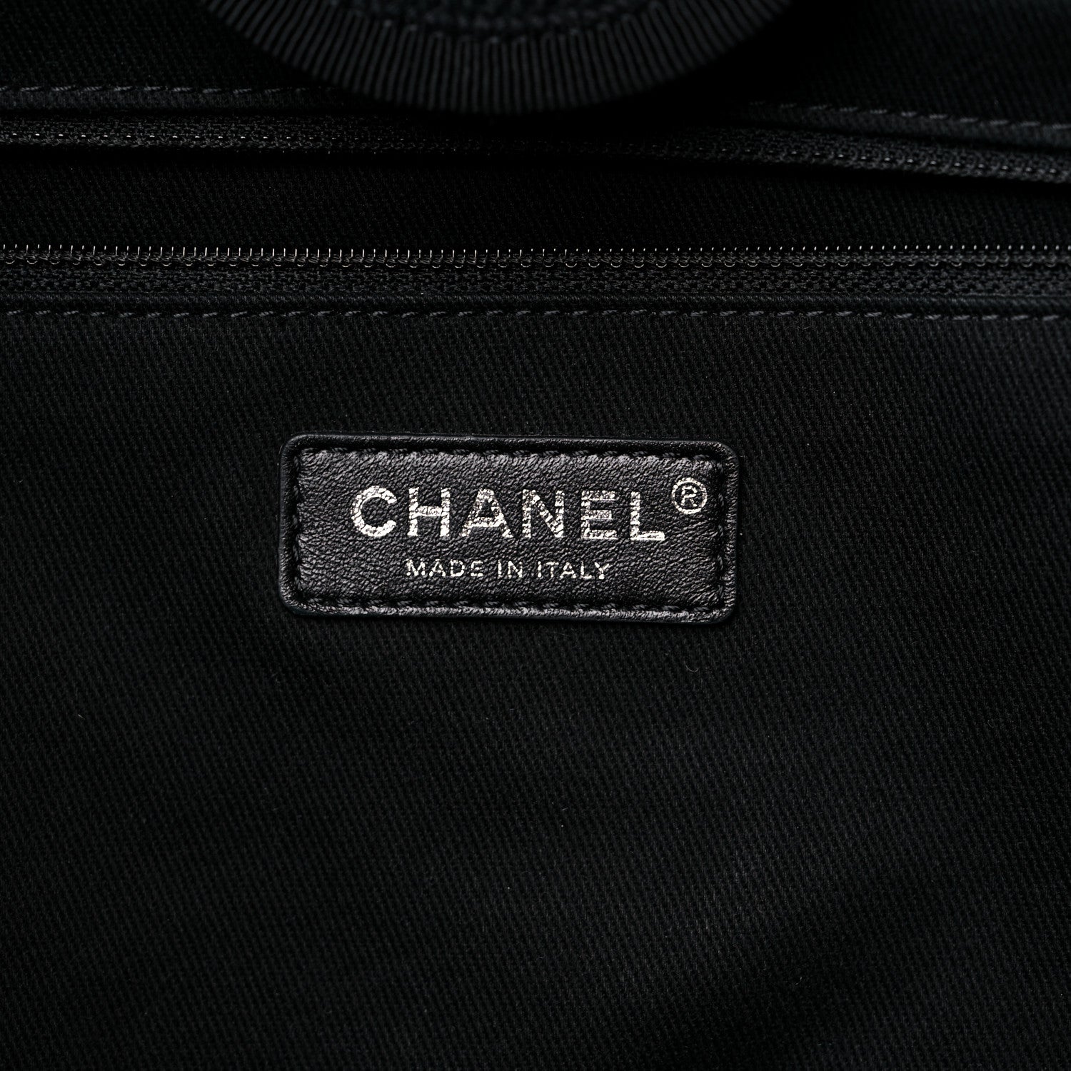 Chanel Canvas Pearl Medium Deauville Tote Black 6 of 14