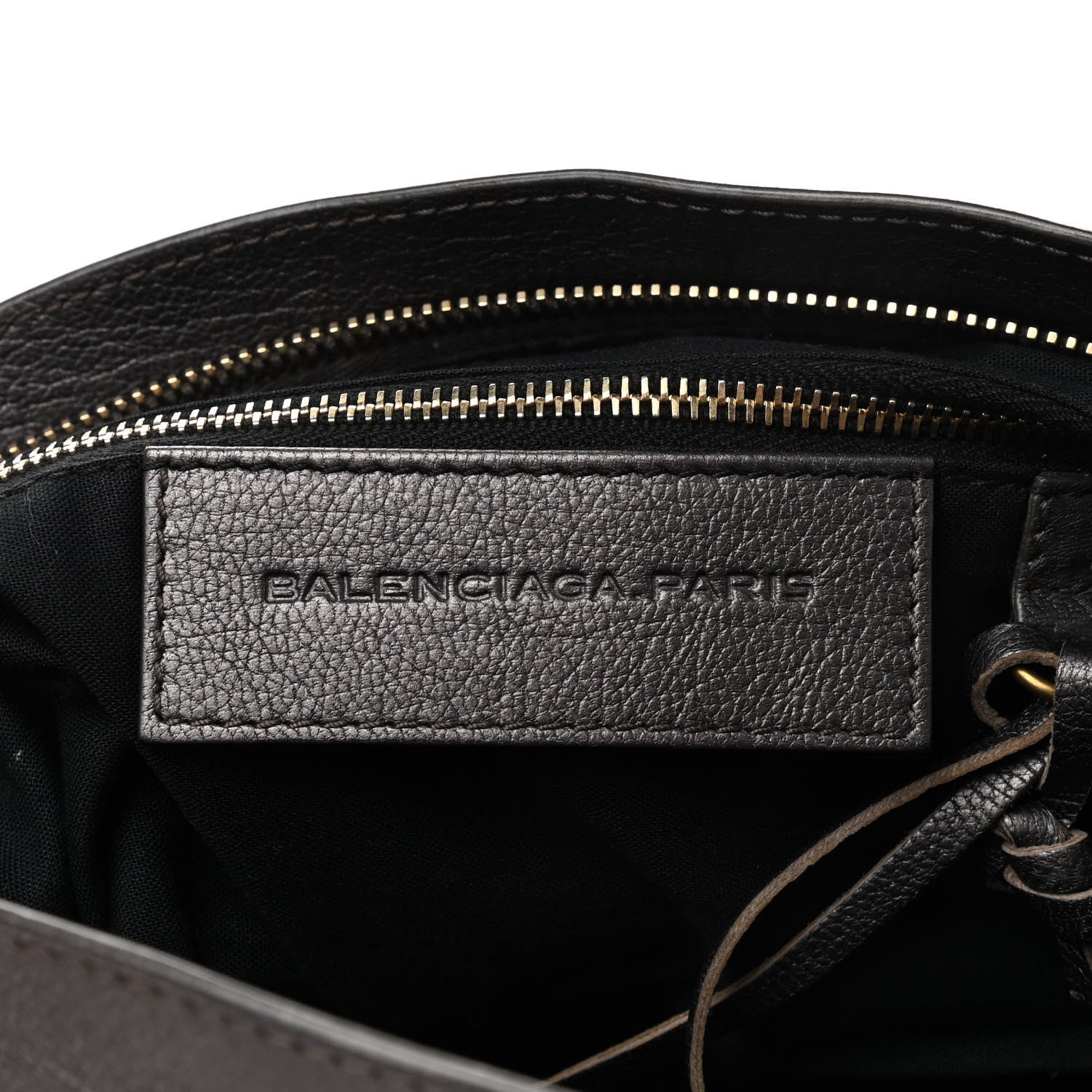 Balenciaga Chevre Classic Gold Hardware Premier Clutch Bronze 5 of 6
