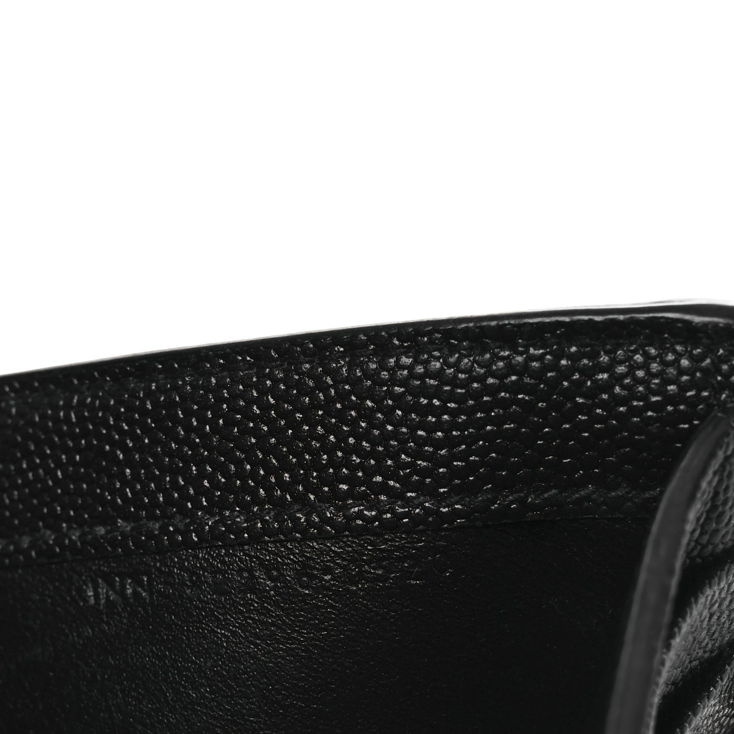 Grain De Poudre Monogram Bi-Fold Wallet Black