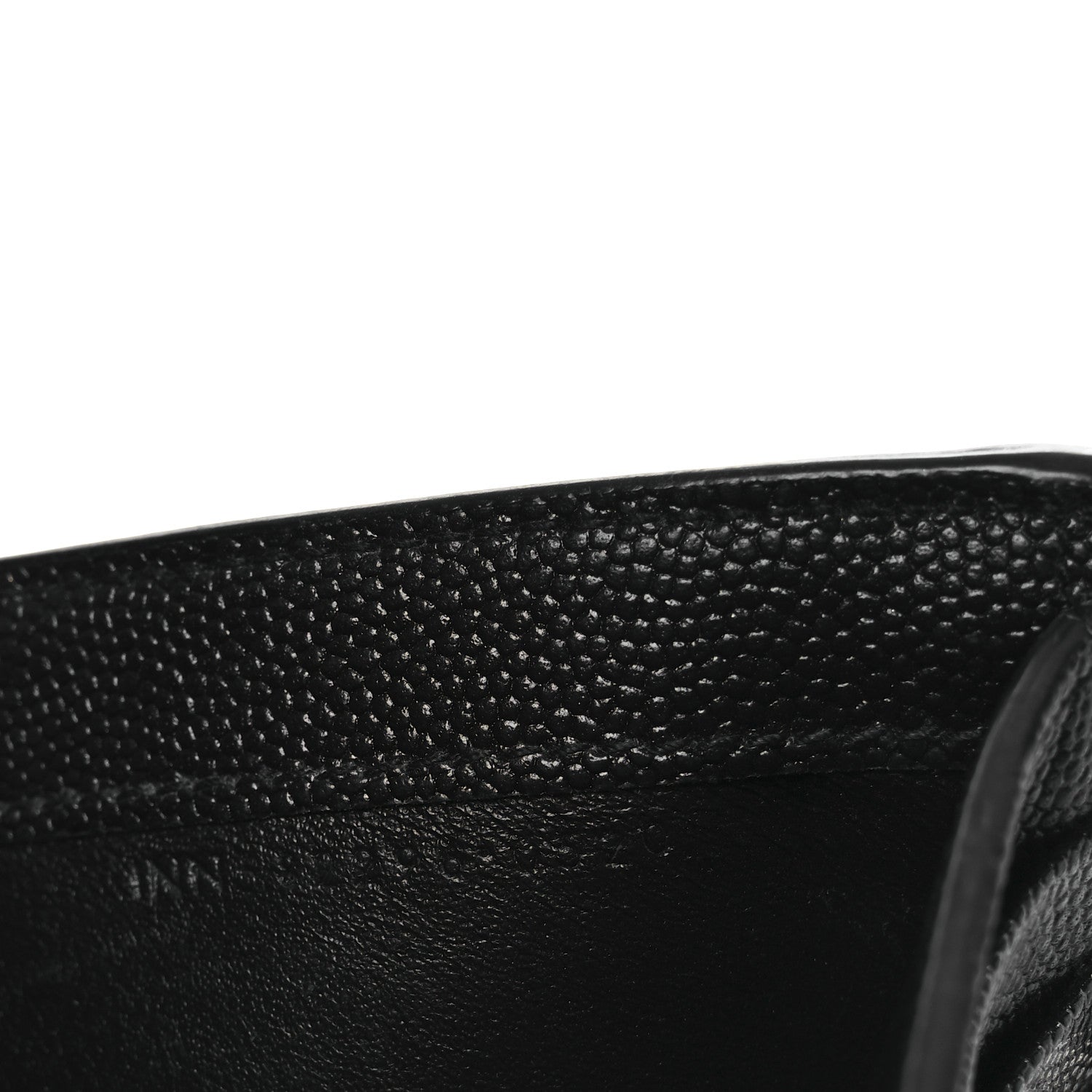 Saint Laurent Grain De Poudre Monogram Bi-Fold Wallet Black 9 of 12