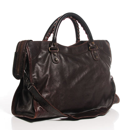 Balenciaga Chevre Classic Hardware City Chocolate 3 of 15