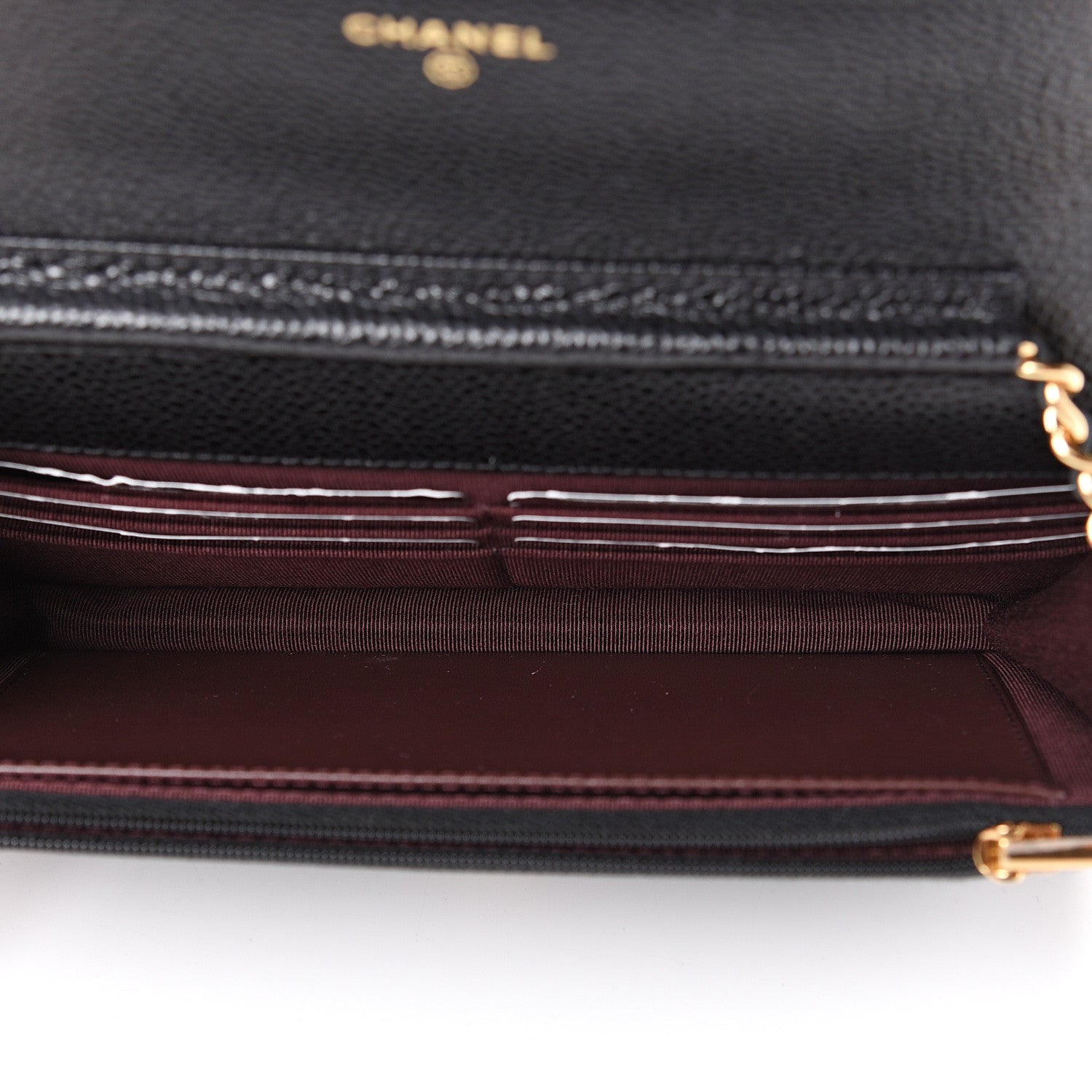 Chanel Caviar Quilted Wallet On Chain WOC Black 4 of 11