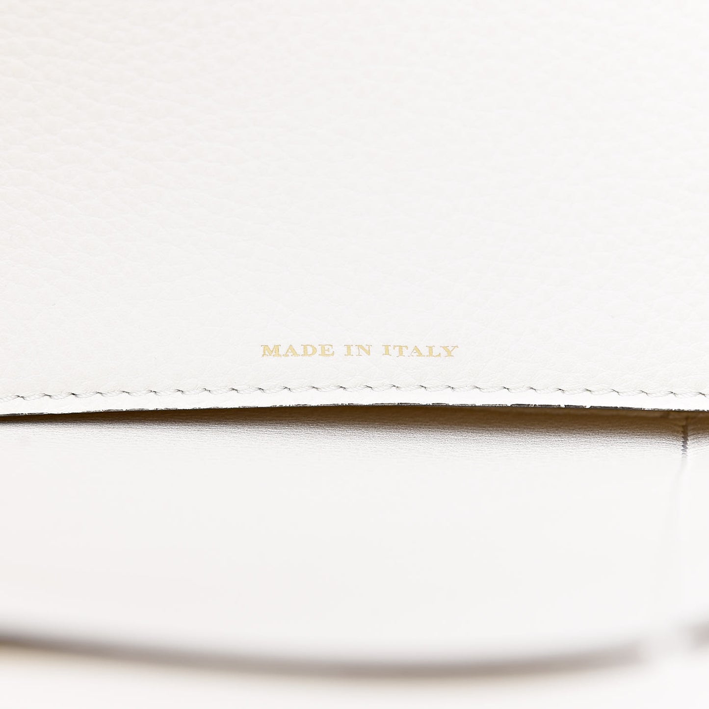 Soft Grain Calfskin Large Belt Bag White Yellow