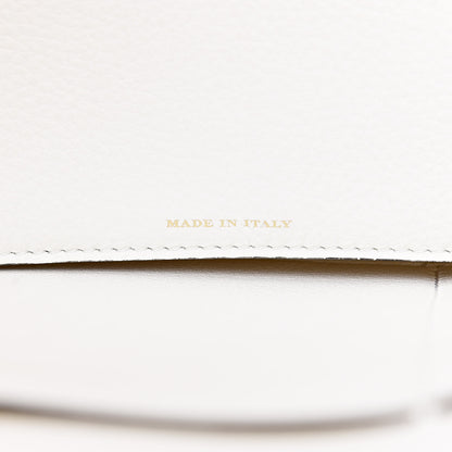 Burberry Soft Grain Calfskin Large Belt Bag White Yellow 8 of 14