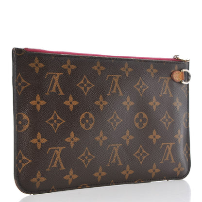 Louis Vuitton Monogram Neverfull MM GM Pochette Pivoine 3 of 14