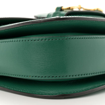 Gucci Azalea Calfskin Horsebit 1955 Shoulder Bag New Shamarock Emerald 9 of 12
