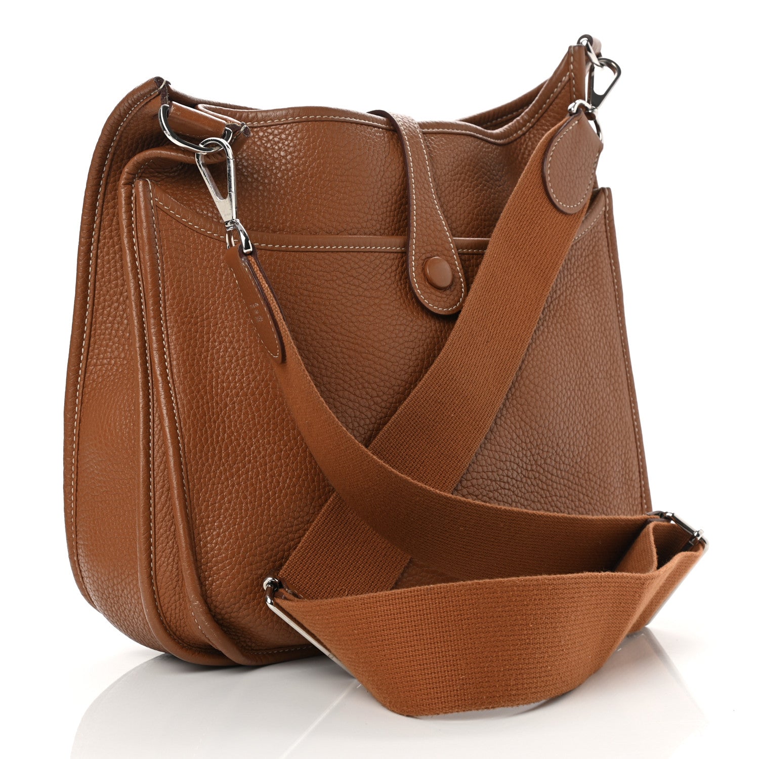 Hermes Taurillon Clemence Evelyne III PM Gold 3 of 13