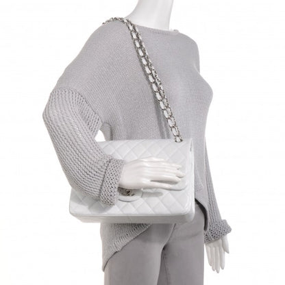 Chanel Caviar Jumbo Double Flap White 2 of 9
