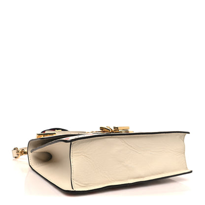 Gucci Calfskin Valentine's Day Exclusive Small Sylvie Top Handle Bag Ivory 4 of 10