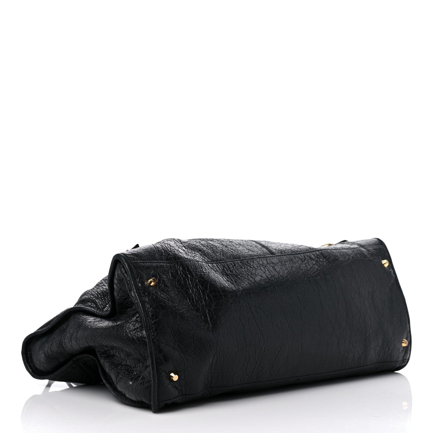 Balenciaga Agneau Classic Gold Hardware Work Black 4 of 14