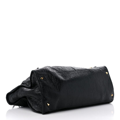 Balenciaga Agneau Classic Gold Hardware Work Black 4 of 14