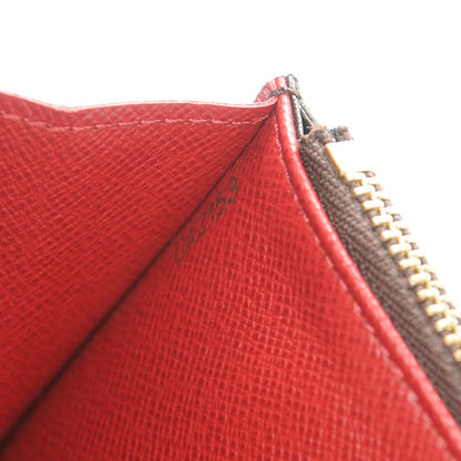 Louis Vuitton Monogram Emilie Wallet Red 7 of 9