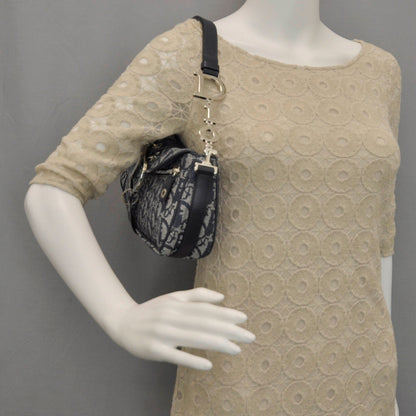 Christian Dior Monogram Charm Shoulder Bag Navy 2 of 8