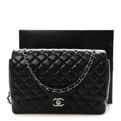 Chanel Caviar Quilted Maxi Double Flap Black 11 of 11