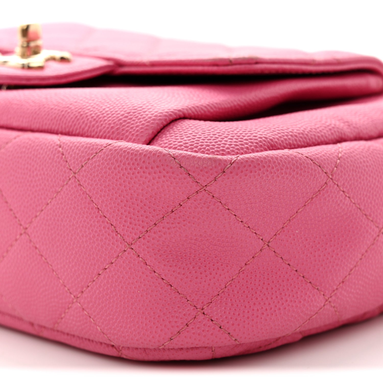 Chanel Caviar Quilted CC Day Camera Case Pink 10 of 13