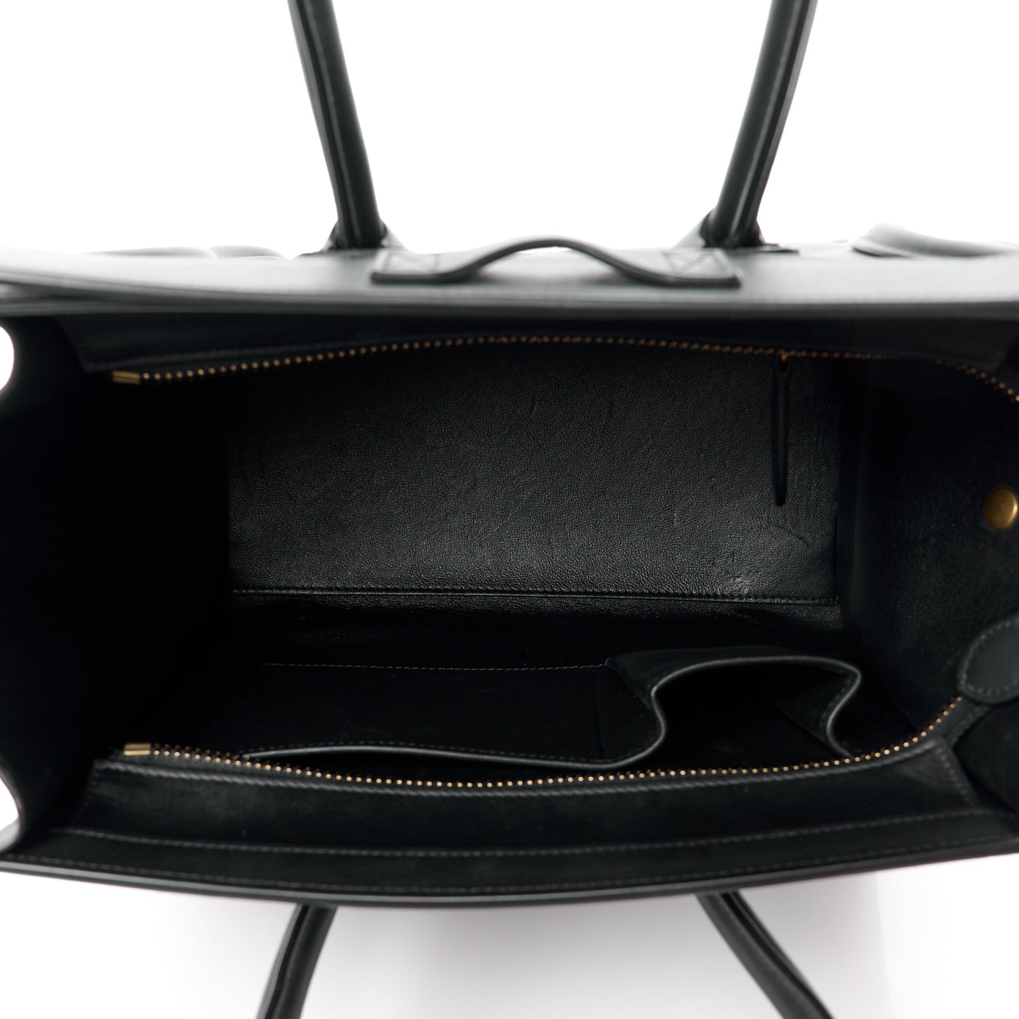 Smooth Calfskin Mini Luggage Black