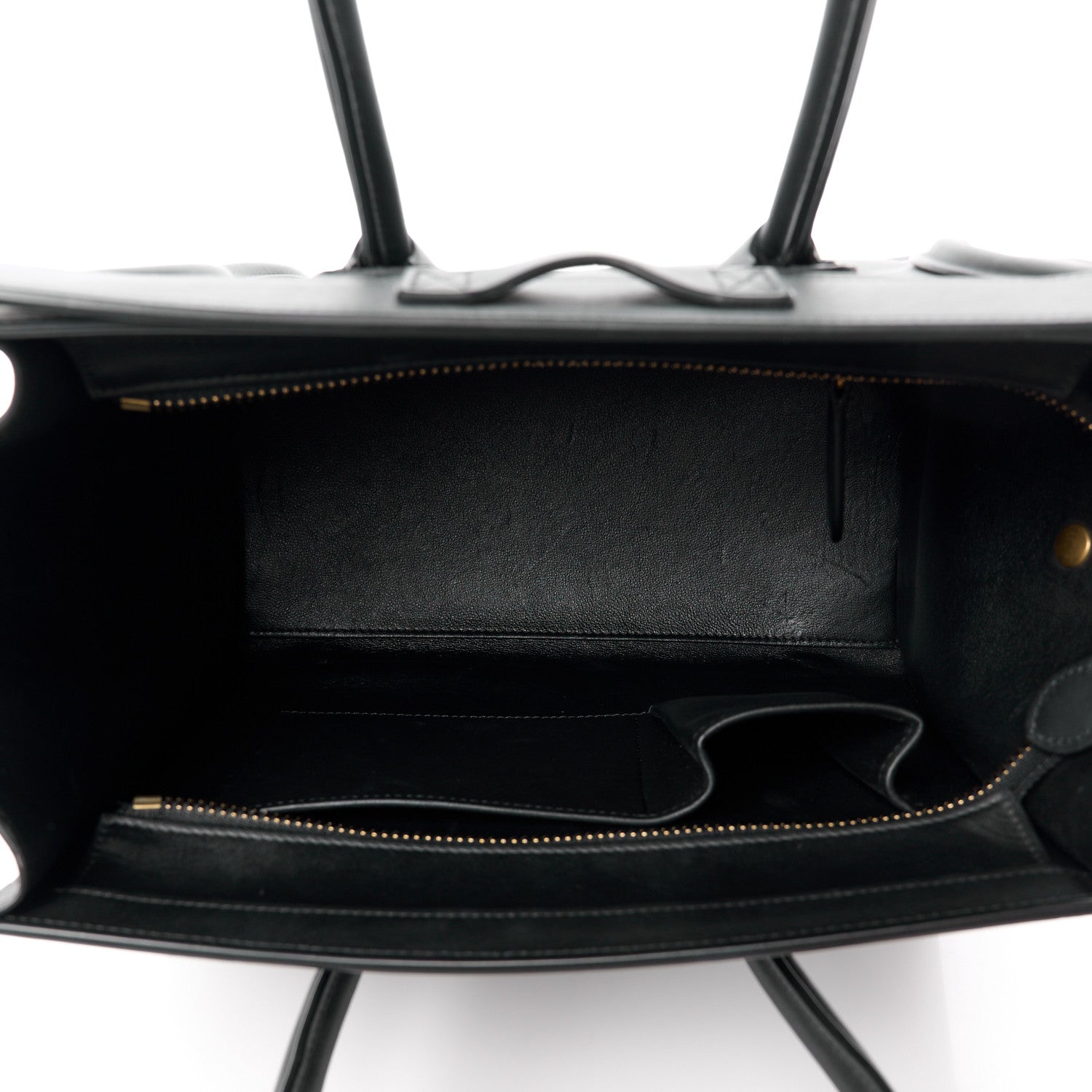Celine Smooth Calfskin Mini Luggage Black 5 of 12