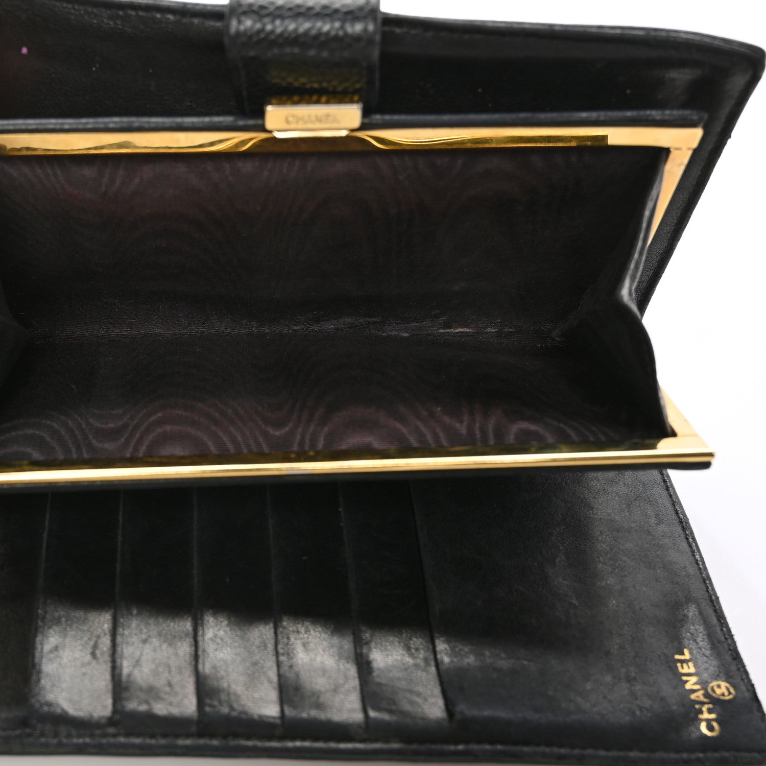 Chanel Caviar Timeless CC French Wallet Black 6 of 8