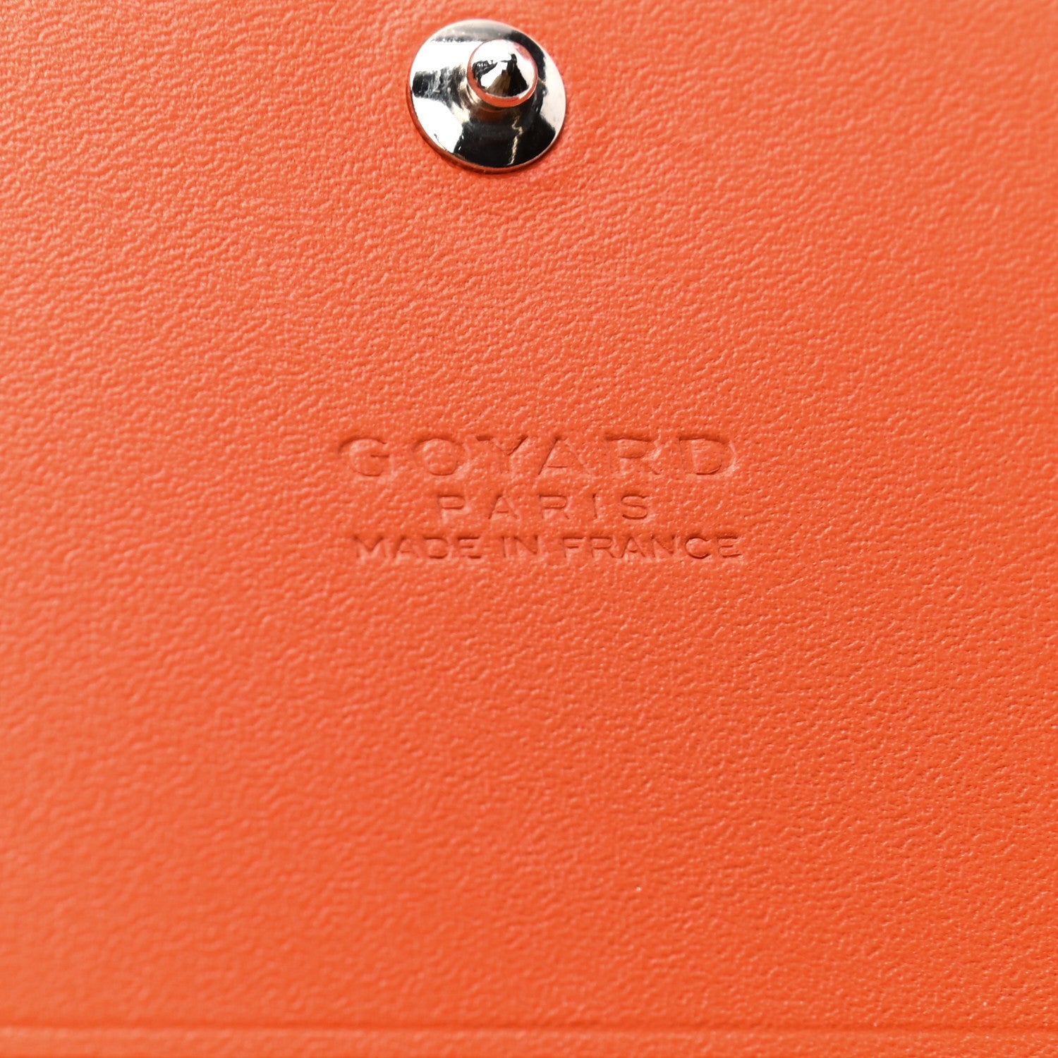 Goyard Goyardine Rivoli Wallet Orange 6 of 7