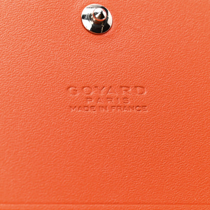 Goyard Goyardine Rivoli Wallet Orange 6 of 7