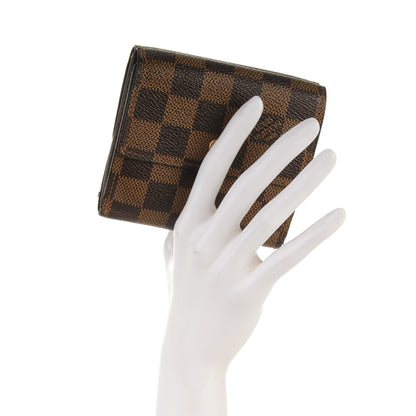 Louis Vuitton Damier Ebene Elise Wallet 2 of 7