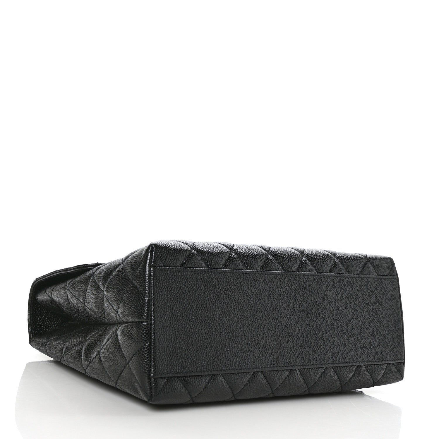 Chanel Caviar Quilted Jumbo Kelly Flap Black 4 of 9