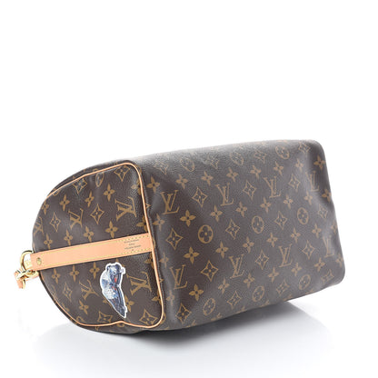 Louis Vuitton Monogram World Tour Speedy Bandouliere 30 4 of 10