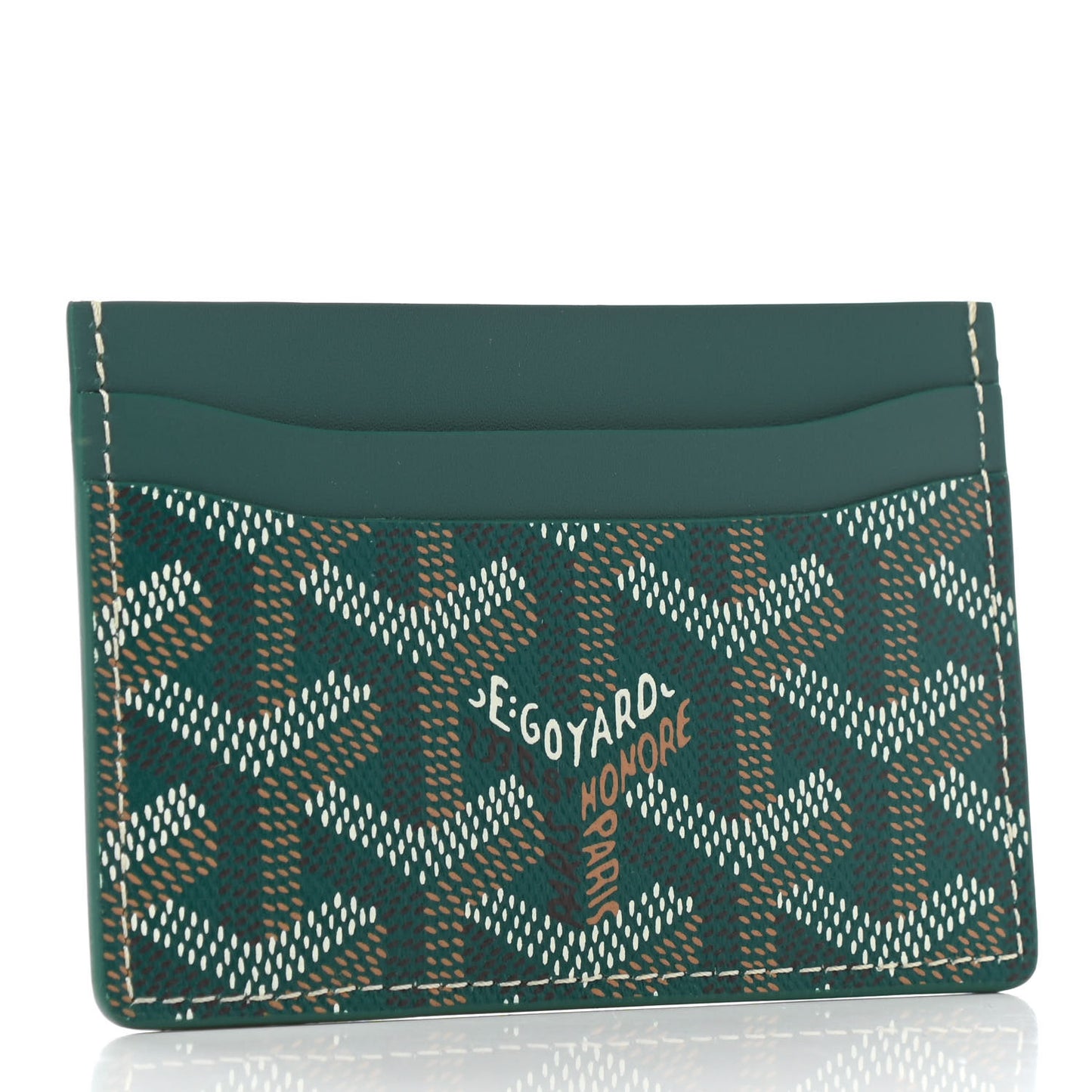 Goyardine Saint Sulpice Card Holder Green