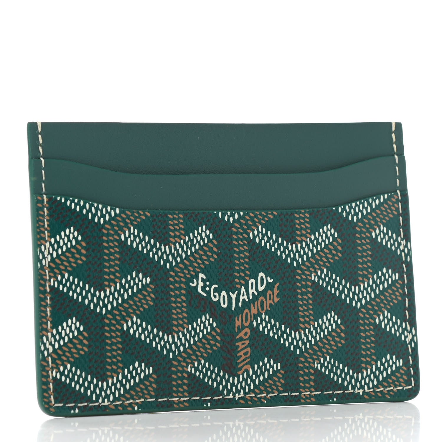 Goyard Goyardine Saint Sulpice Card Holder Green 3 of 8