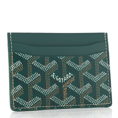 Goyard Goyardine Saint Sulpice Card Holder Green 3 of 8