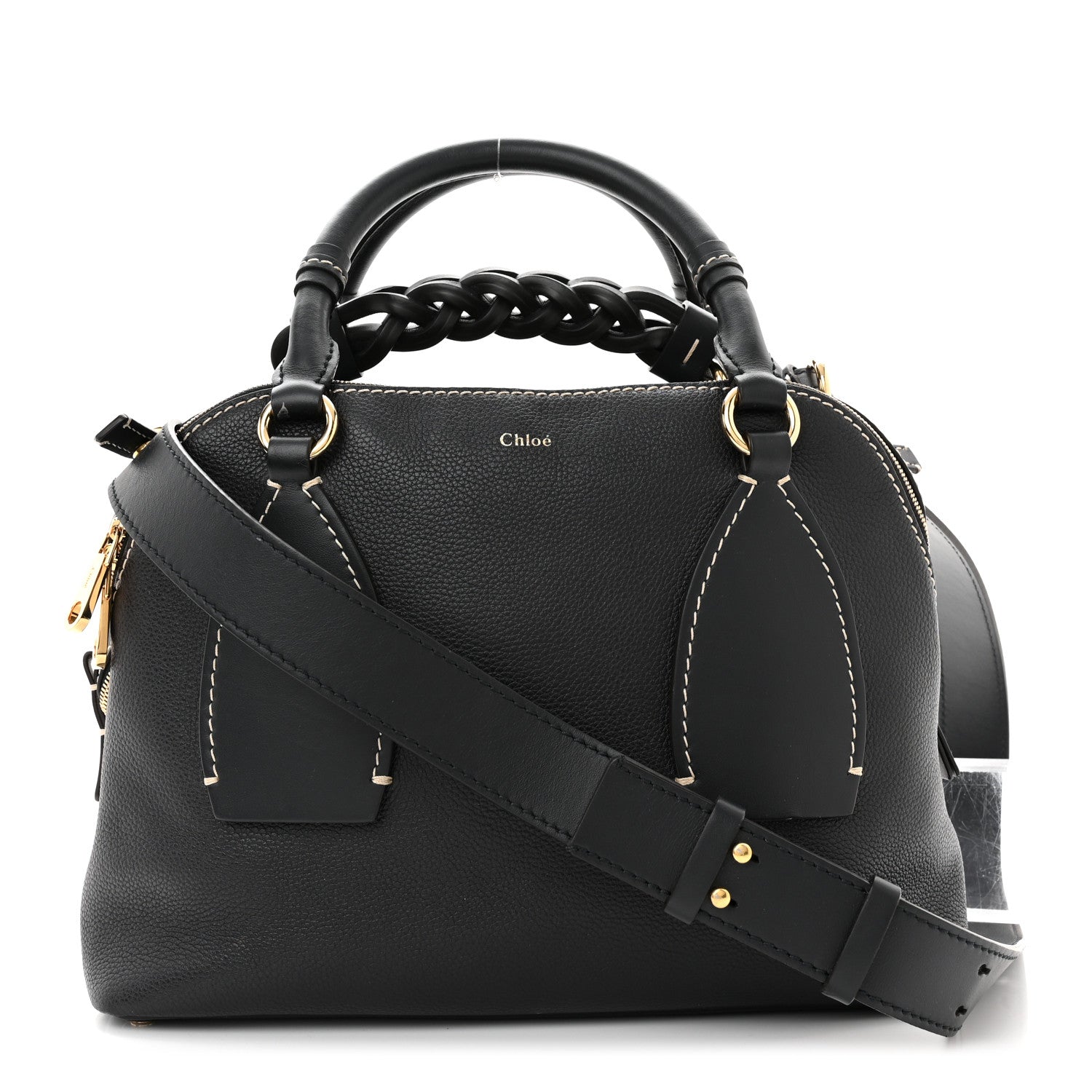 Chloe Calfskin Medium Daria Full Blue 1 of 11