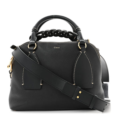 Chloe Calfskin Medium Daria Full Blue 1 of 11