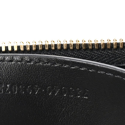 Gucci Calfskin GG Matelasse Chain Handbag Black Natural 5 of 10