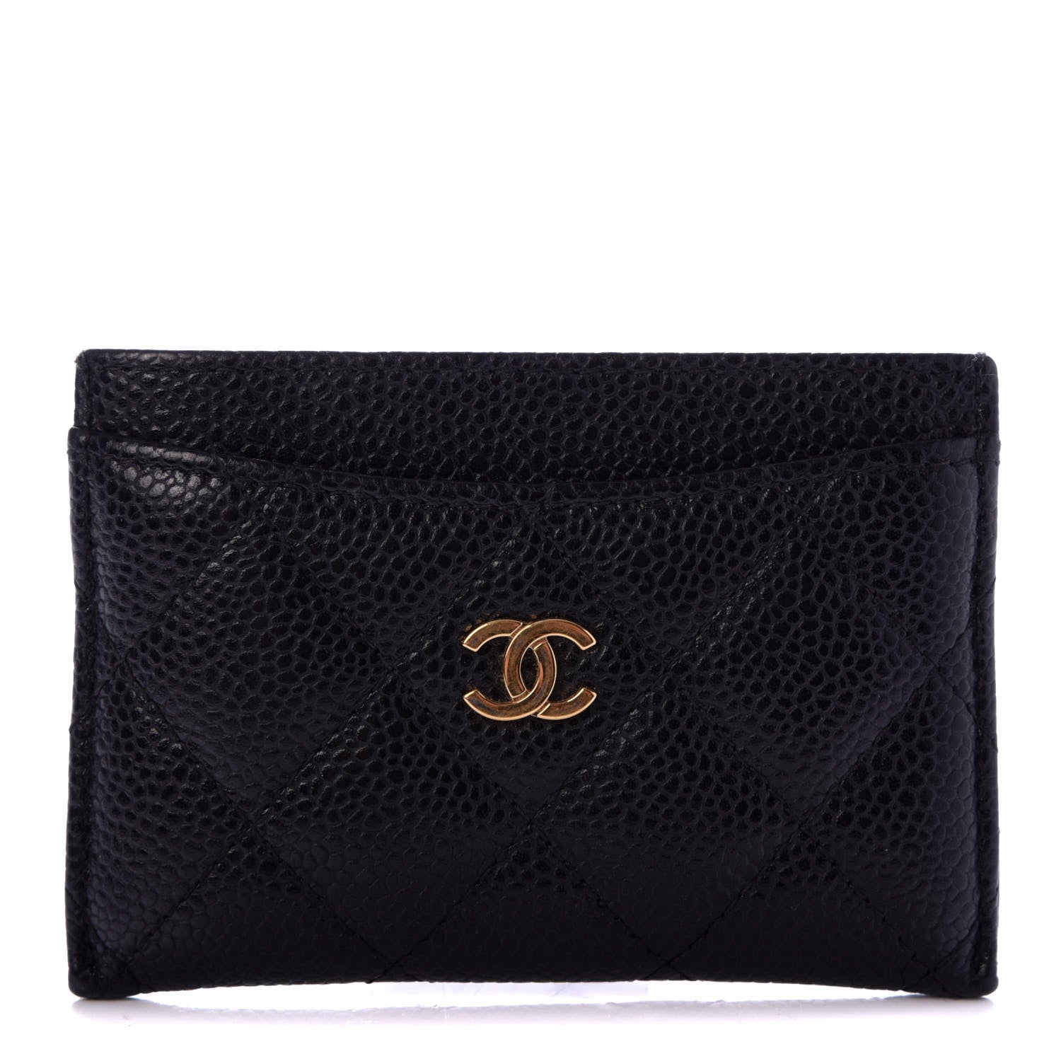 Chanel Caviar Quilted Card Holder Black 1 of 9