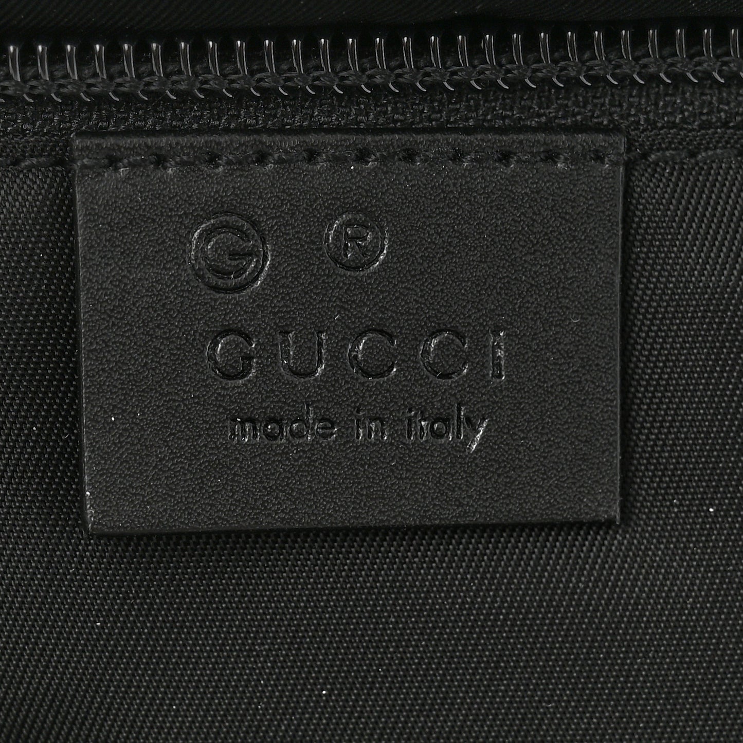 Techno Canvas Appia Calfskin Web Tote Backpack Black