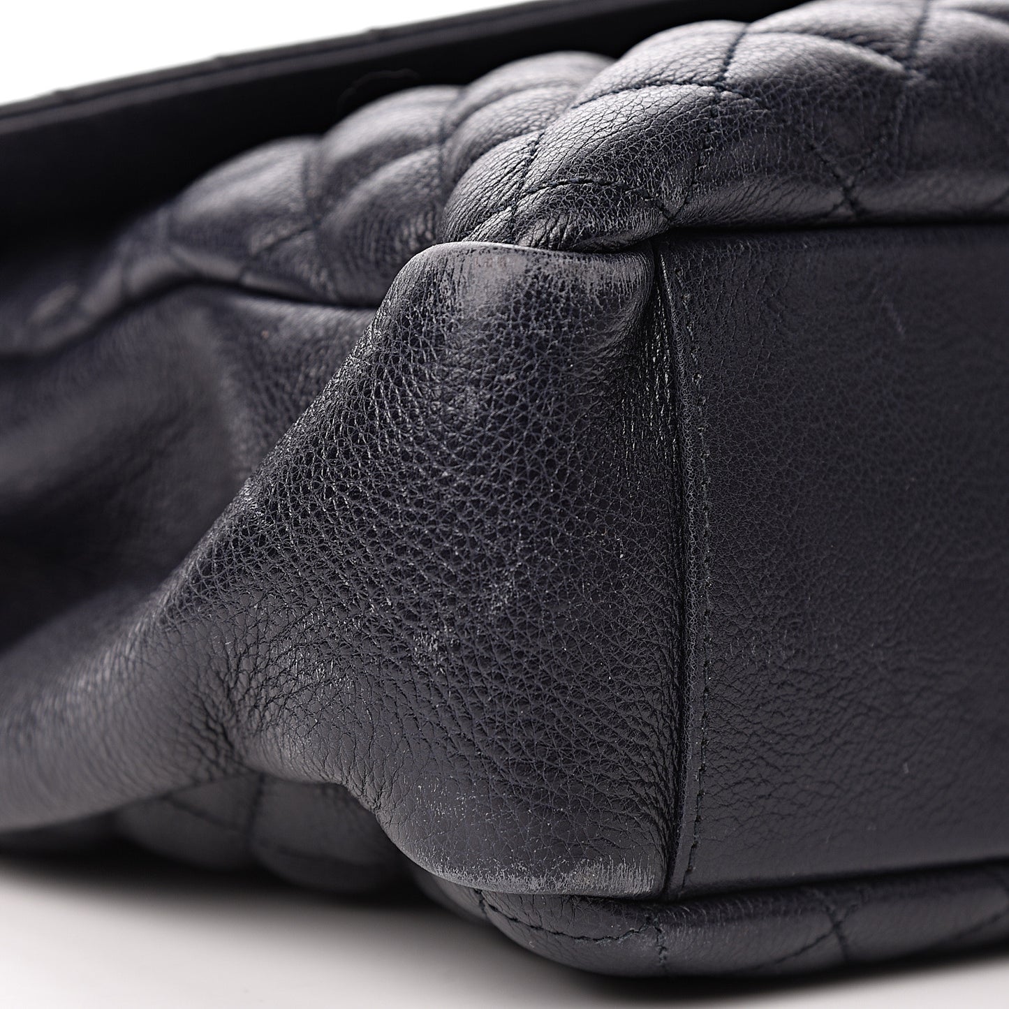 Calfskin Mixed Matelasse Triquilt Large Monogram Envelope Satchel Deep Marine