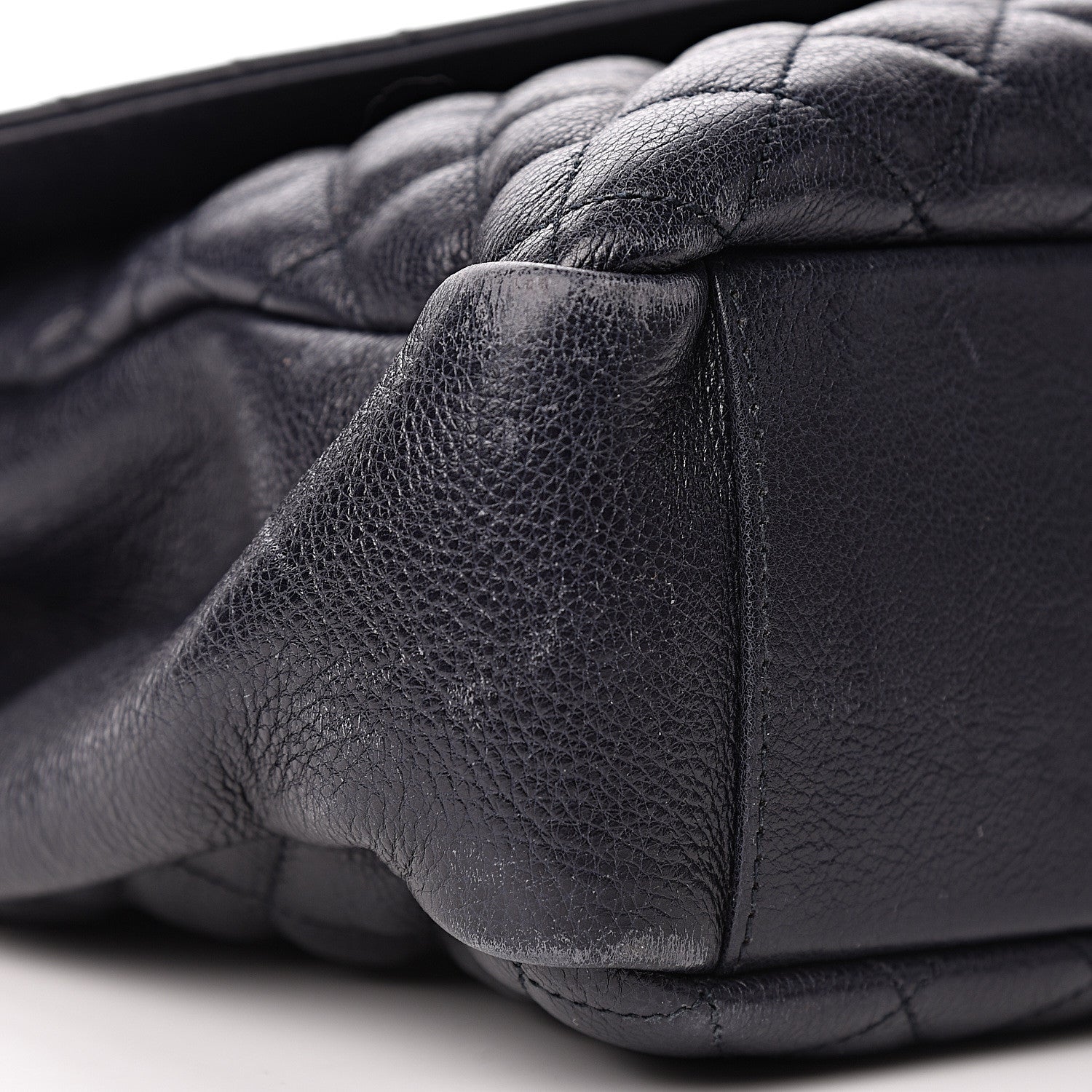 Saint Laurent Calfskin Mixed Matelasse Triquilt Large Monogram Envelope Satchel Deep Marine 19 of 25
