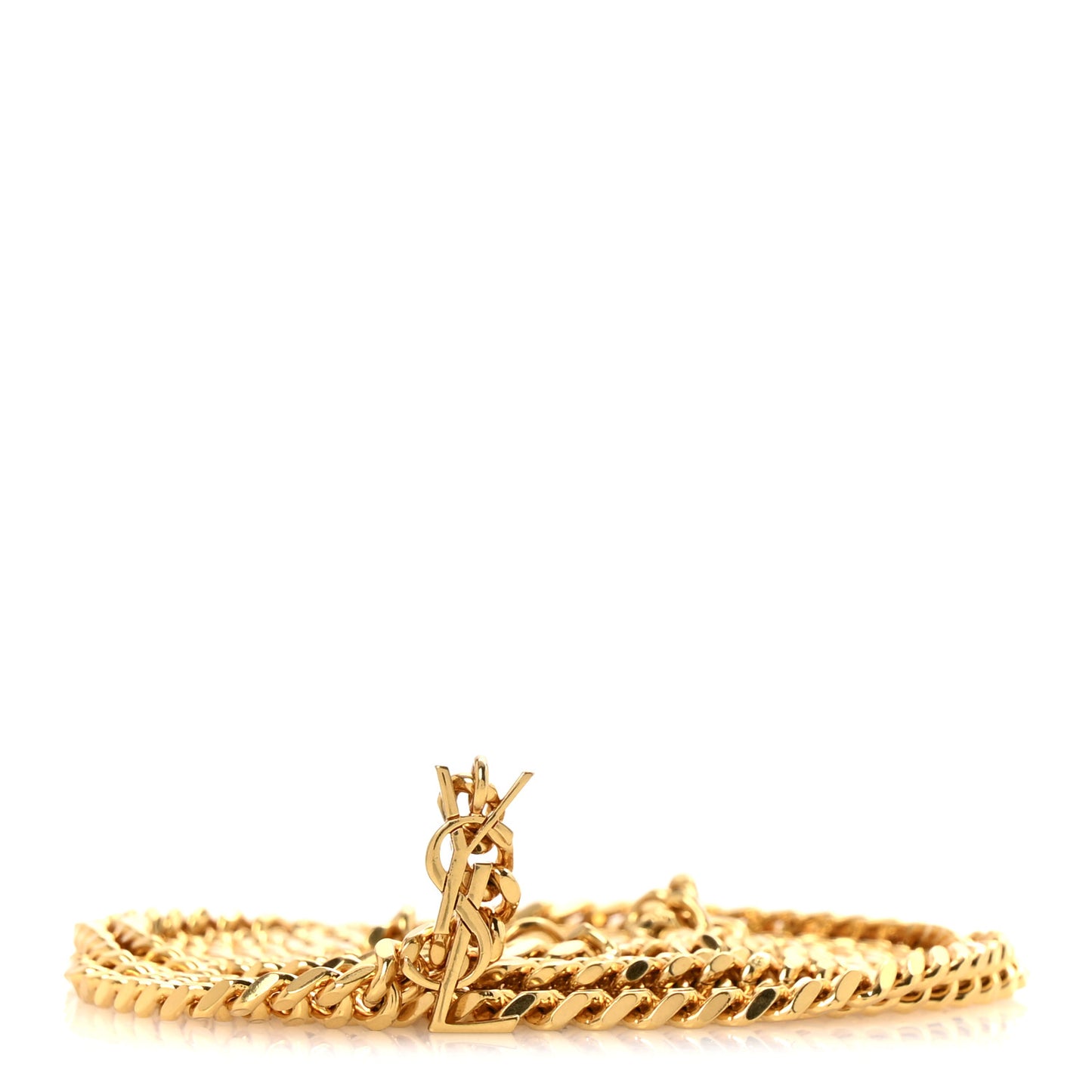 Metal Cassandre Chain Belt 75 Gold
