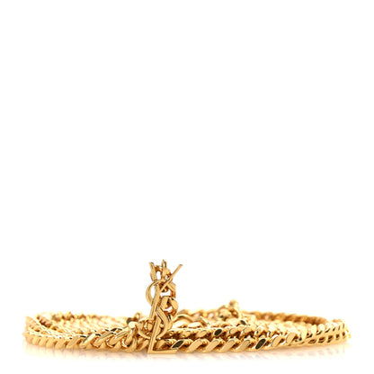 Saint Laurent Metal Cassandre Chain Belt 75 Gold 1 of 4